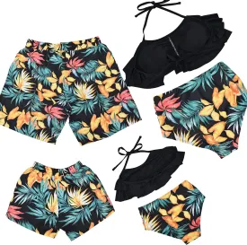 Couples Matching Swimsuit Family Matching Swimwears Dad and Me Matching Swiming Shorts