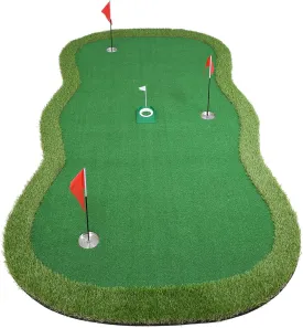 Golf Putting Green, Practice Putting Green Mat, Large Professional Golfing Training Mat for Indoor Outdoor