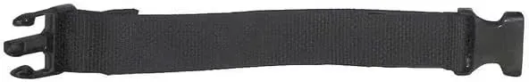 Inflatable PFD Belt Extender, 12 in, Mfr: MA7637-13-0-101-A, Black