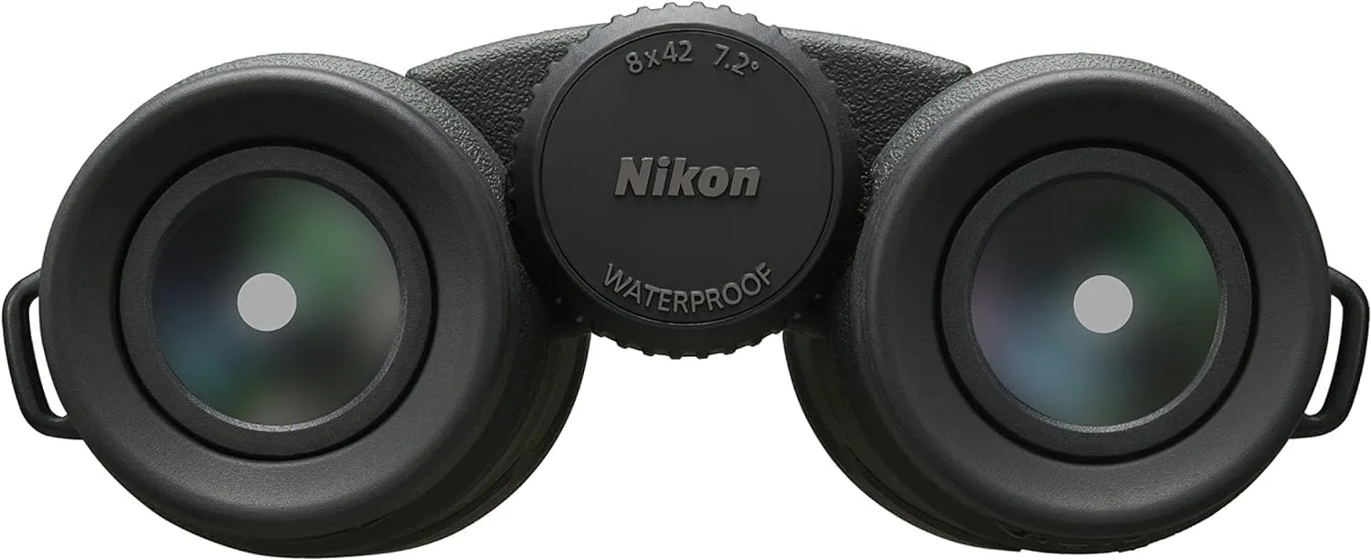 Nikon PROSTAFF P3 8x42 Binocular | Waterproof, fogproof, rubber-armored Full-Size Binocular, wide field of view & long eye relief | Official Nikon USA Model