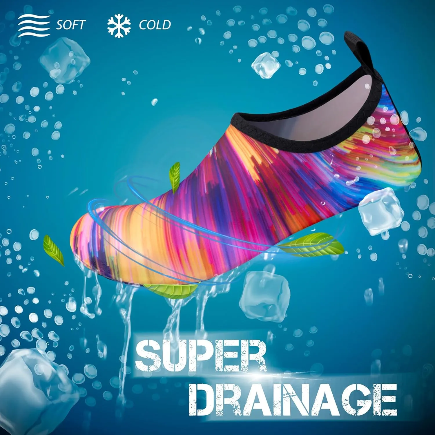 SIMARI Water Shoes for Women Men Swim Aqua Socks Beach Pool Essentials Barefoot Surf River Boat Kayak Sea Yoga Sand Exercise Sport Accessories Breathable Quick-Dry Adult Youth Kid Size SWS001