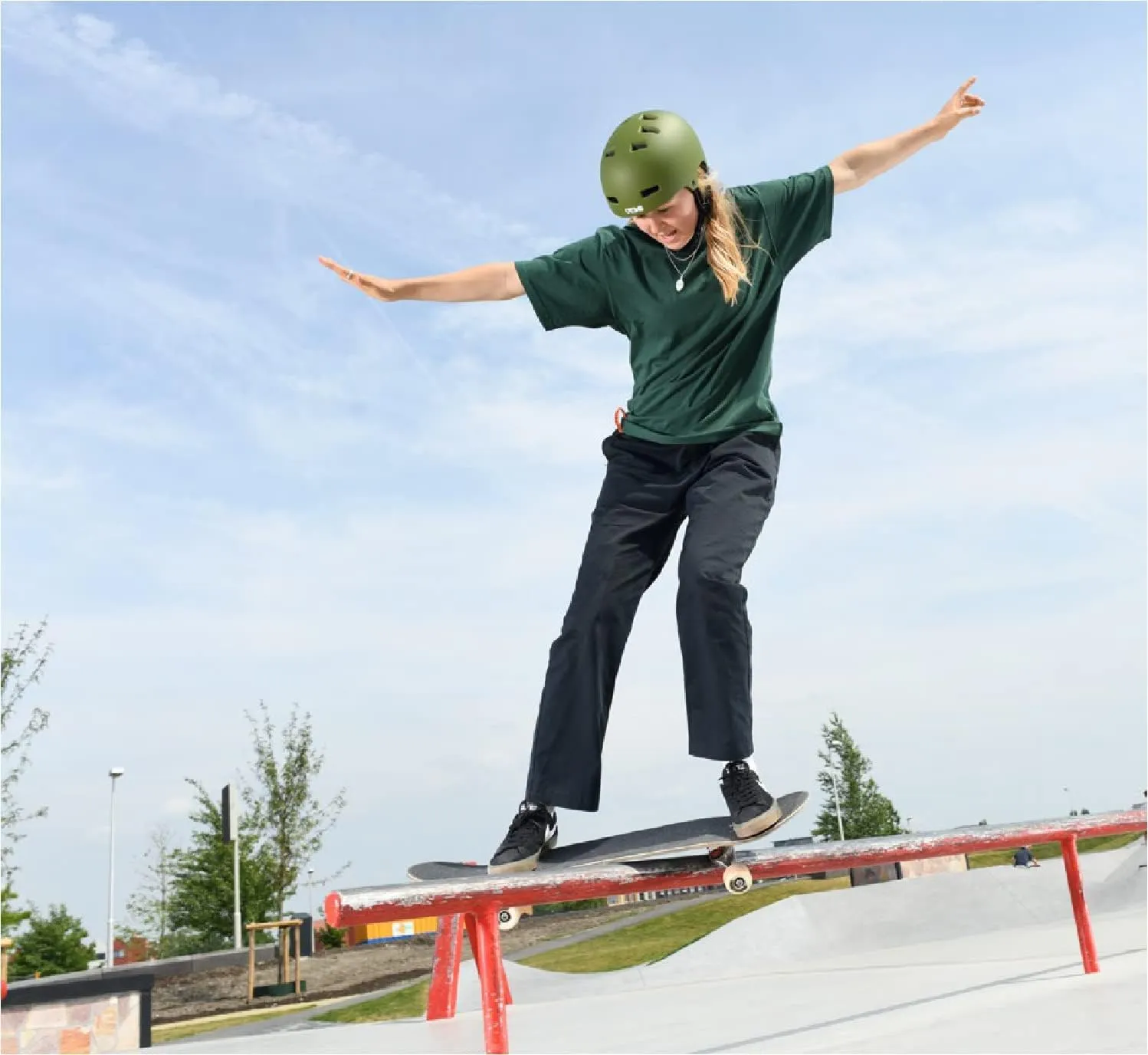 TSG Evolution Bike & Skate Helmet | for Cycling, BMX, Skateboarding, Rollerblading, Roller Derby, E-Boarding, E-Skating, Longboarding | Triple Certified, Swiss Design