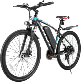 Vivi Electric Bike, 27.5" Electric Bike for Adults, Peak 750W Ebike 22MPH Electric Mountain Bike with 48V 499.2WH Battery, Up to 50 Miles, 21 Speed Adult Electric Bicycles, UL 2849 Certified